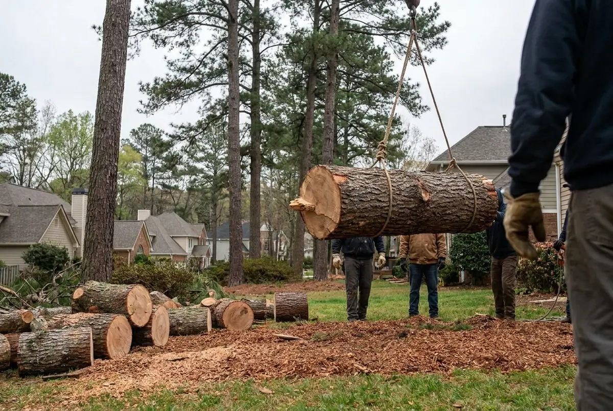 Tree removal service in Monroe